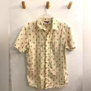 Men’s north face button up